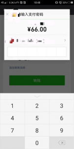 Wechat pay function