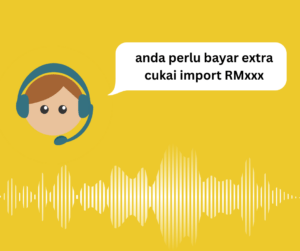 Bayar extra cukai import