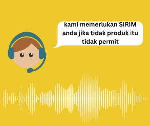 Perlu tunjukkan pengesahan SIRIM