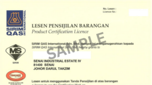 What is Malaysia SIRIM Certification