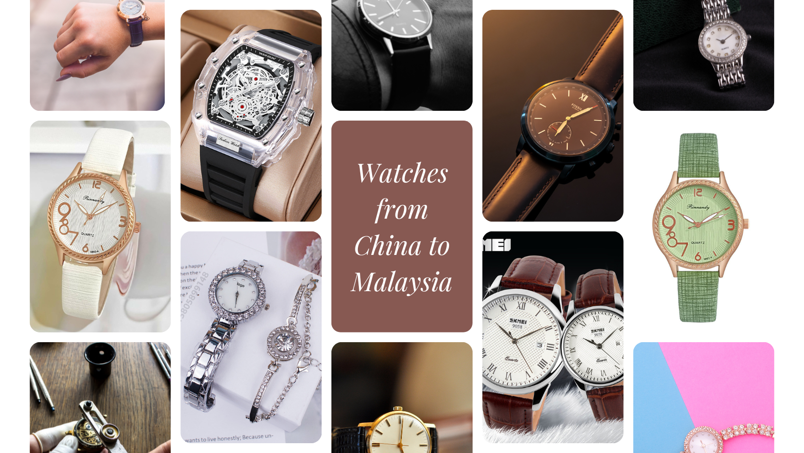 Importing Watches from China to Malaysia